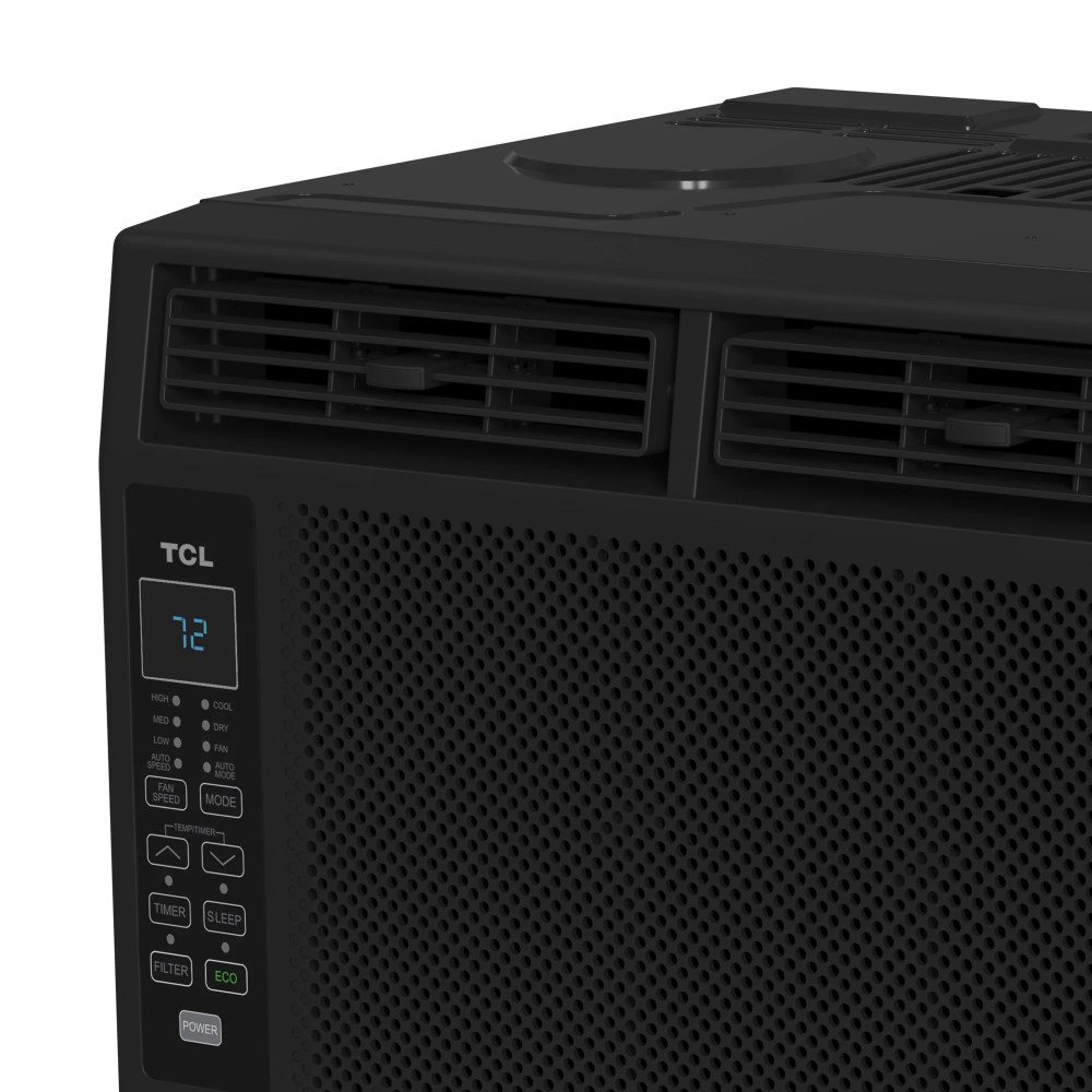 TCL 5, 000 BTU Window Air Conditioner (Black) - 150 Sq ft, LED Display, Included Remote, Compact, Dorm Friendly - W5W3M-B - Image 3