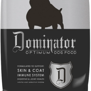 Dominator Optimum Dog Food, 32-22 for Puppies & Adults, Salmon Oil (50 lbs)