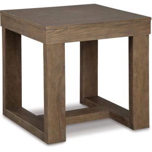 Signature Design by Ashley Contemporary Cariton End Table Gray