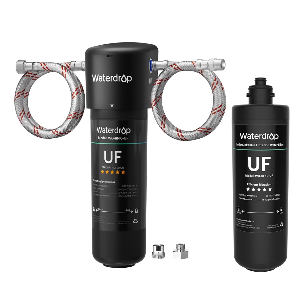 Waterdrop 10UA-UF Under Sink Water Filter System AND WD-RF10-UF Water Filter
