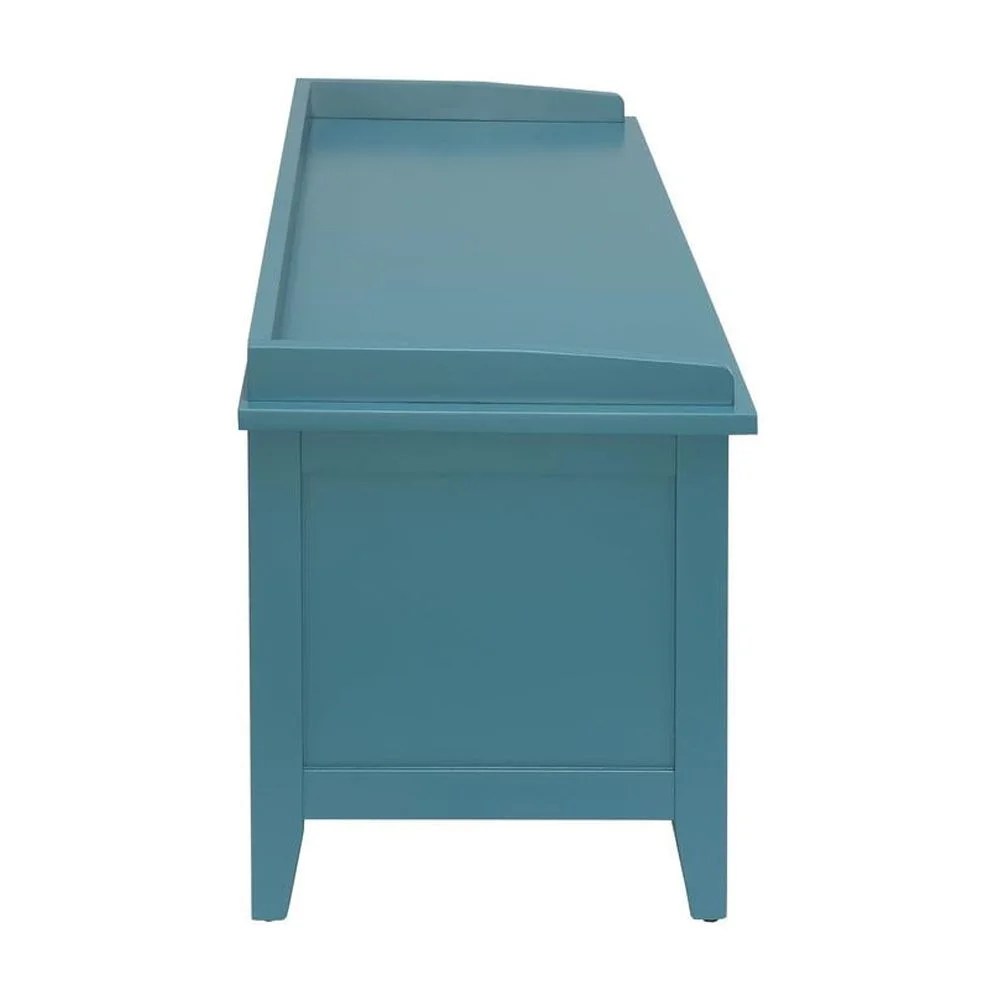 ACME Flavius Storage Bench in Teal - Image 2
