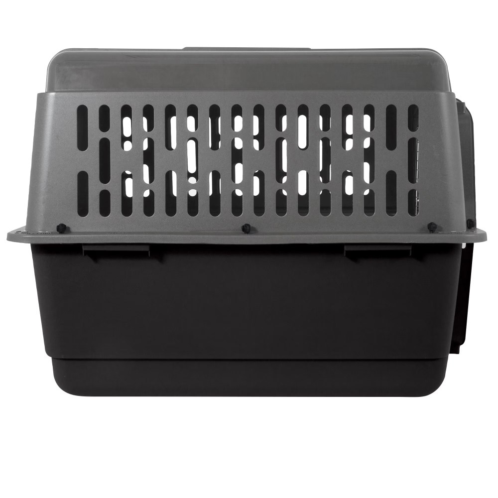 Petmate Pet Porter Traditional Travel Dog Kennel Portable Plastic Carrier, Medium to Large 36" for Dogs 50-70 lb, Gray - Image 3