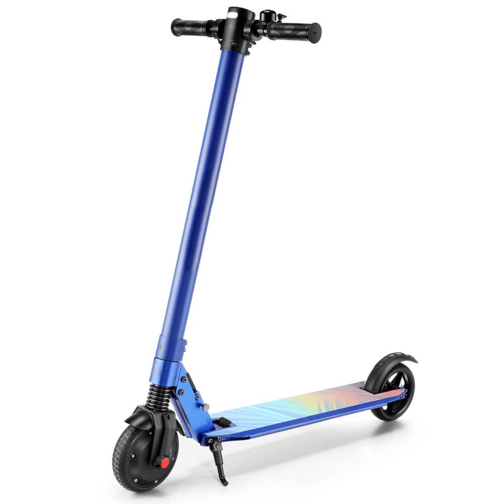 SANOPY Electric Scooter for Teen,Top 15.5 Mph & 10-15 Long Miles Range, 250W Motor Foldable Kick Scooters with LED Display and Braking System,Blue,UL2272 Certified
