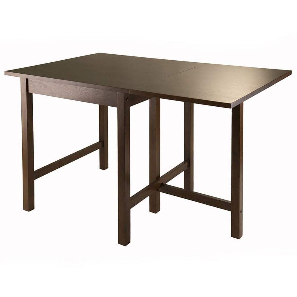 Winsome Wood Lynden Drop-Leaf Dining Table,Walnut Finish