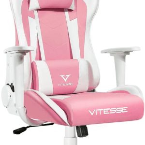 Waleaf Ergonomic Adult Gamer Chair,330 lb Racing Gaming Office Chair,Gamer Height Adjustable Swivel with Lumbar Support and Headrest