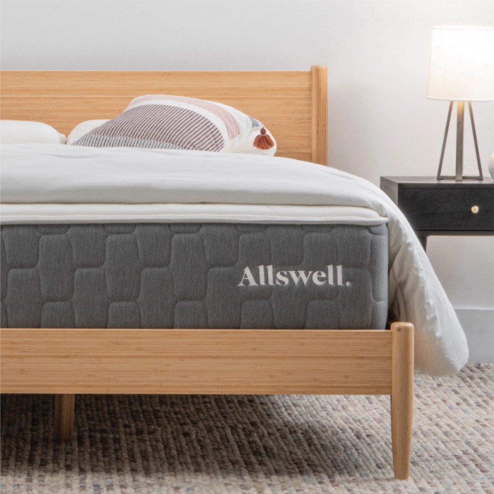 The Allswell Luxe 12" Queen Extra Firm Bed in a Box Hybrid Mattress