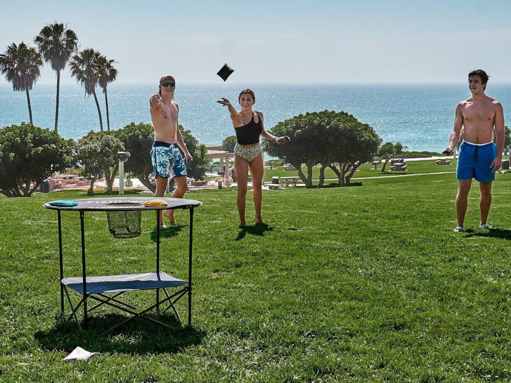 Cornhole - 'Fishbowl' The Ultimate Portable Bag Toss Game!