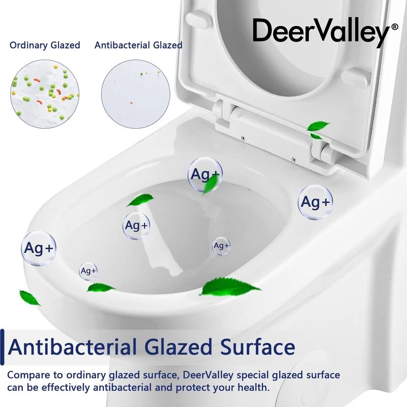 DeerValley Liberty DV-1F52812 Dual-Flush Elongated One-Piece Toilet (Seat Included) - Image 10