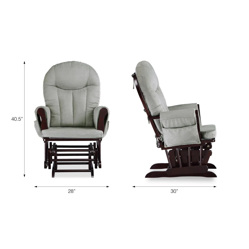 Baby Relax Huntington Nursery Glider & Ottoman - Image 8