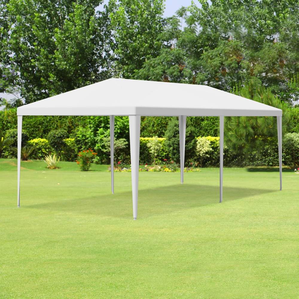 ZenSports 10'x20" Outdoor Gazebo Canopy Wedding Party Tent Storage Shelter Pavilion, White