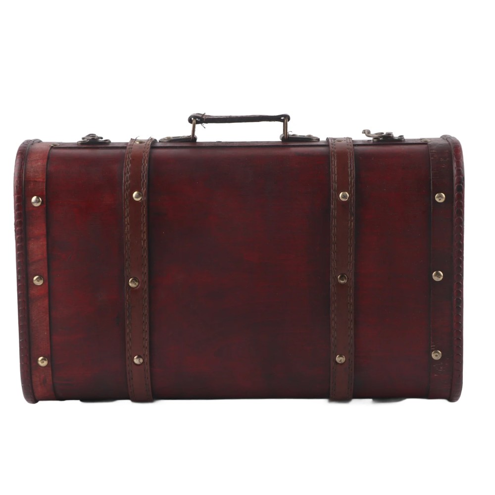 Vintage Suitcase,Decorative Suitcase,Antique For Photo Studio Decoration Box Photography Props Men Women