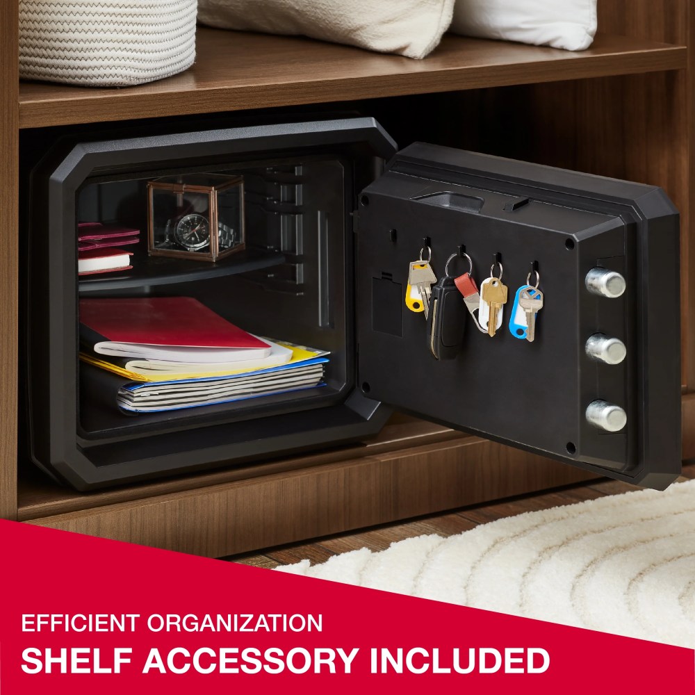 Sentry Safe Home Safe, Fire-Resistant, Water-Resistant with Combination Lock and Override Key - Image 8