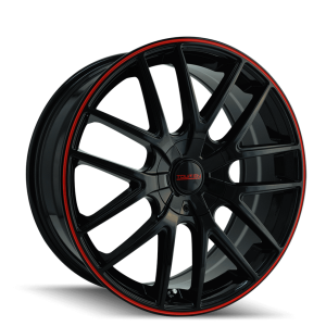 Touren Tr60-3260 18X8 5X110/5X115 40Et 72.62Cb Black/Red Ring