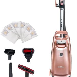 Kenmore BU4050 Intuition Bagged Upright Vacuum,liftup Cleaner with Hair Eliminator brushroll,pet Handi-Mate for Carpet,Hard Floor,Rose Gold