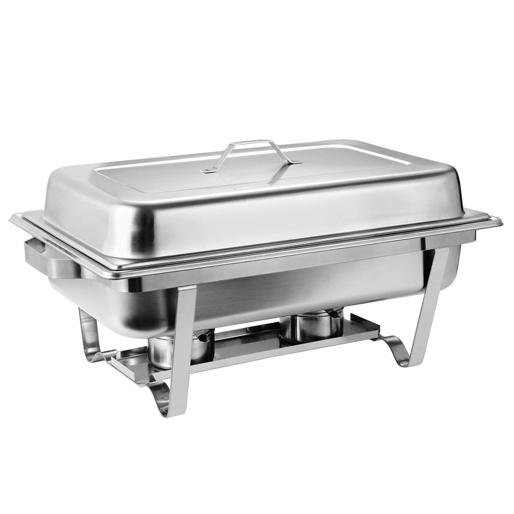 ZENSTYLE 6 Packs 8 Quart Chafing Dish Buffet Trays Chafer Stainless Steel With Warmer for Home Party Durable - Image 5