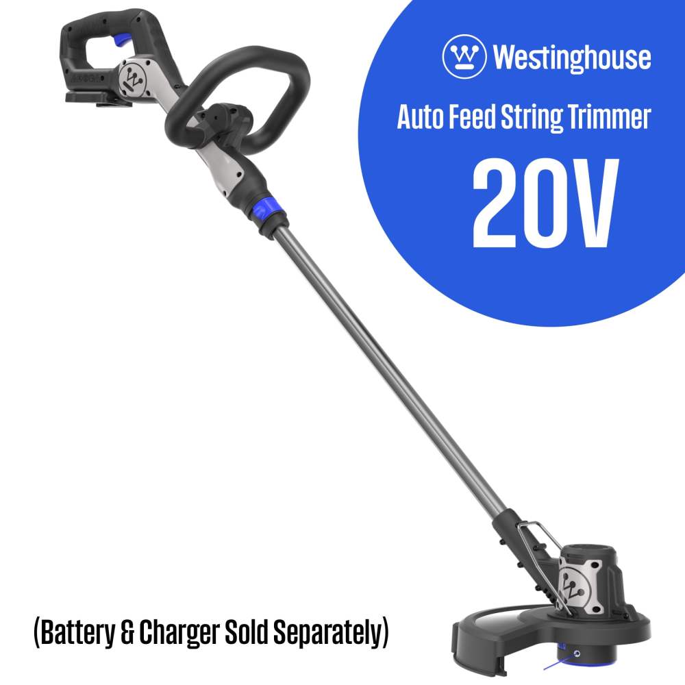 Westinghouse 20V 2-in-1 Cordless String Trimmer and Edger,Tool Only,12 Inch Cutting Path,up to 8000 RPM