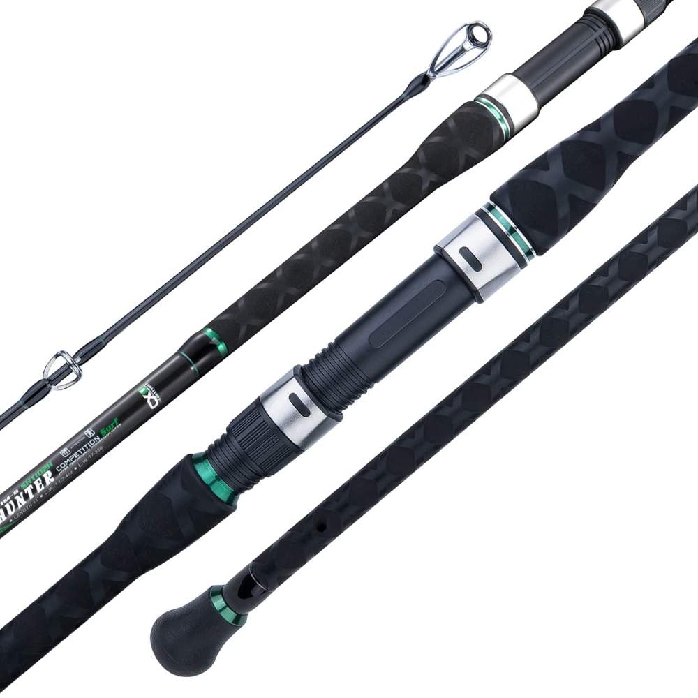 Berrypro Surf Spinning Rod IM8 Carbon Surf Fishing Rod (9'/10'/10'6"/11'/12'/13'3")11"-Casting-2pc
