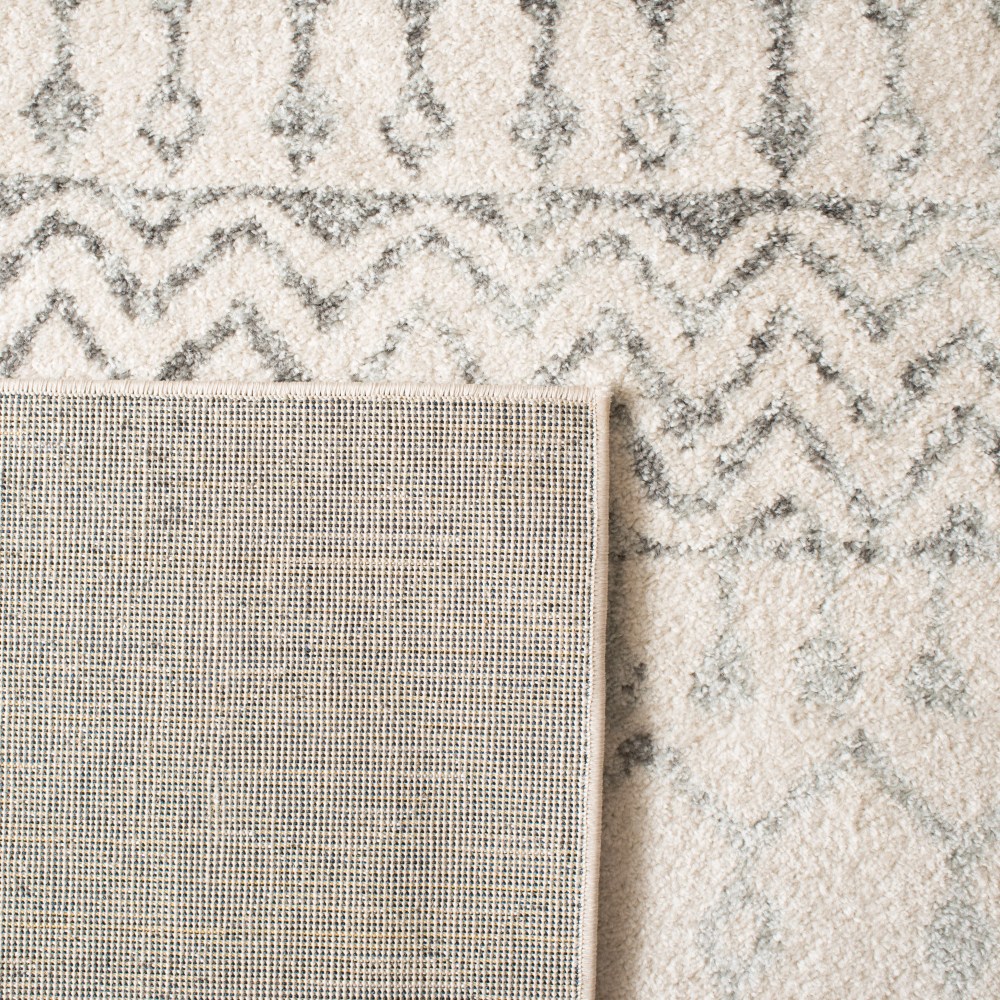 SAFAVIEH Tulum Glen Oriental Area Rug, Ivory/Grey, 5'3" x 7'6" - Image 9