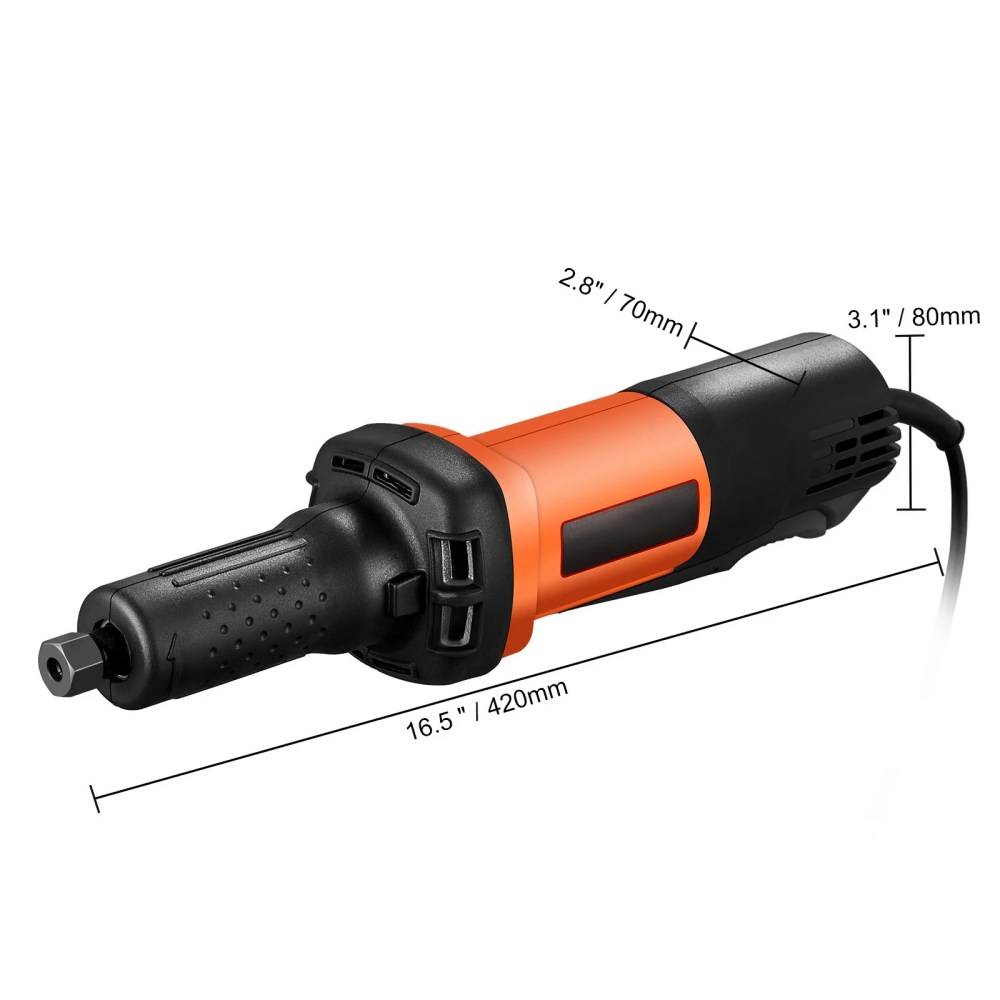VEVOR Die Grinder,1/4" Collet Variable Speed (7000-30000RPM),Heavy Duty Electric,Ergonomic Grip for Rust Removal,Grinding,Cutting,Polishing,Welding Repair - Image 8