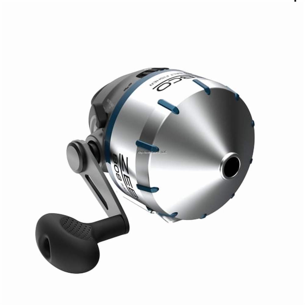 Zebco 808 Saltfisher Spincast Fishing Reel, Size 80 Reel, Silver