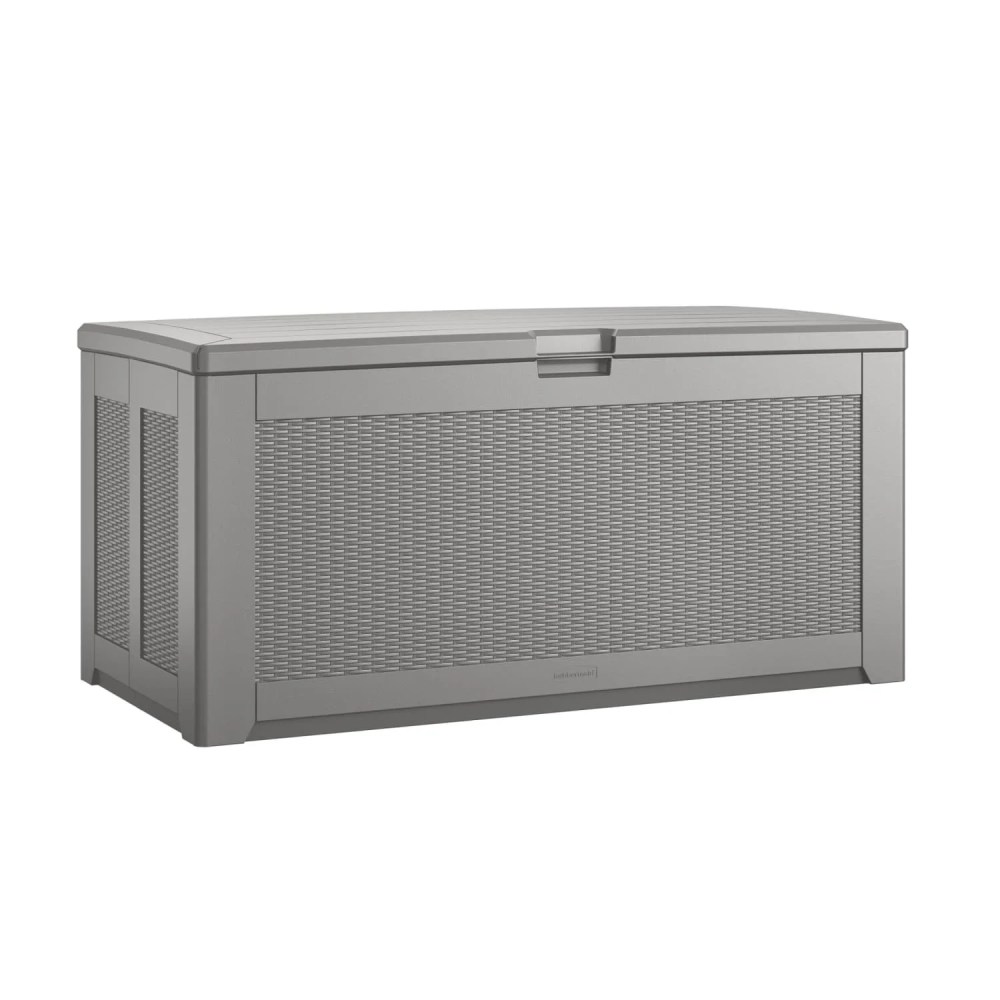Rubbermaid Deck Box,Extra Large,134 Gallon,Light Grey