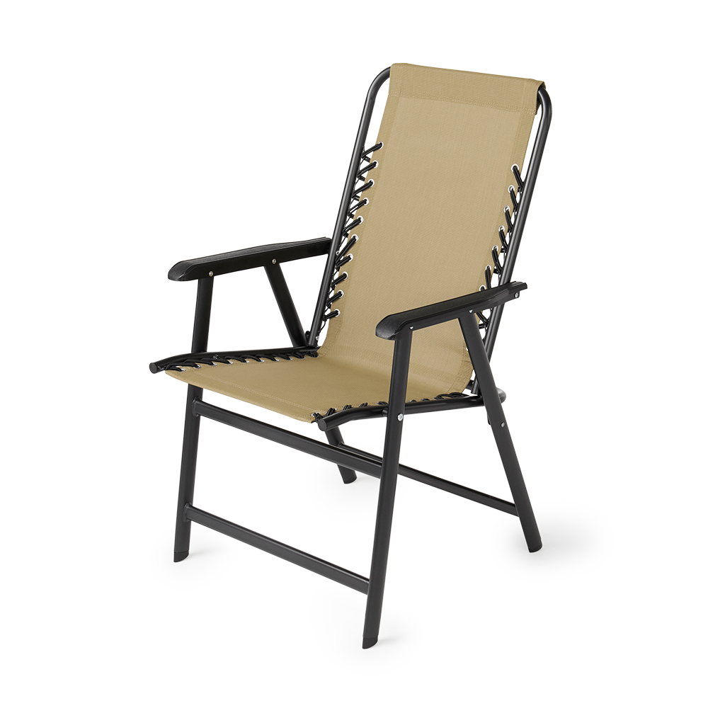 Suspension Folding Chair Beige 2pk - Image 7