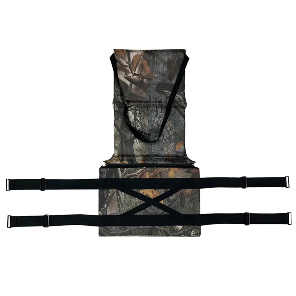 Walmeck Camouflage Seat Cushion for Camping, Zippered Tree Stand Cushion with Adjustable Strap - Image 3