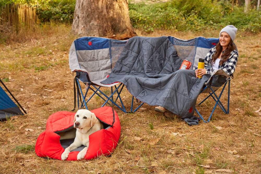 OmniCore Designs Pet Sleeping Bag (SM/Blue) with Zippered Cover for Travel, Camping, Backpacking, Hiking Good for Small and Large Pets Use as Pet Beds, Pet Mats or Pet Blanket - Image 17