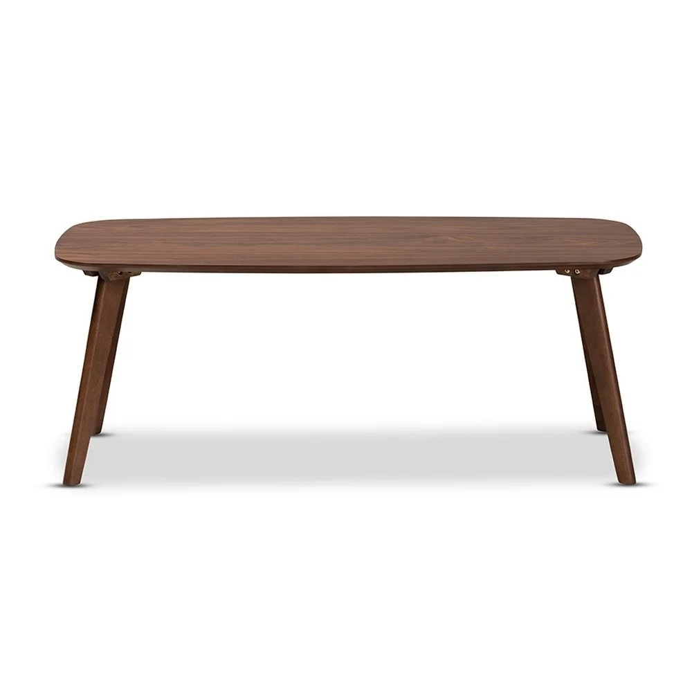Baxton Studio Dahlia Mid-Century Modern Walnut Finished Coffee Table - Image 2