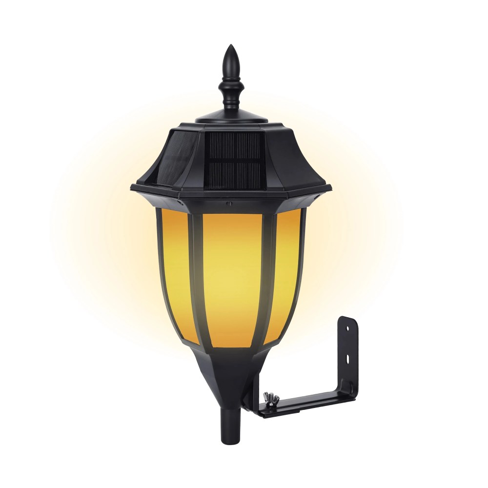 Techko Solar Wall or Pillar Light-Amber or White Light