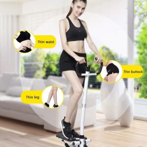 Motor Genic Fitness Workout Exercise Air Stair Stepper Machine Cardio Equipment Handle Bar