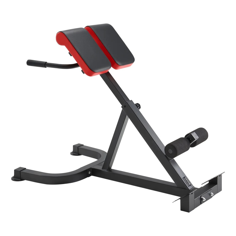 VEVOR Roman Chair Hyperextension Bench, 300 lbs Adjustable Extension Machine, Multi-Function Exercise Equipment for Glute, Hamstring, Lower Back, and Ab Workout, Fitness Weight Bench for Home Gy - Image 8