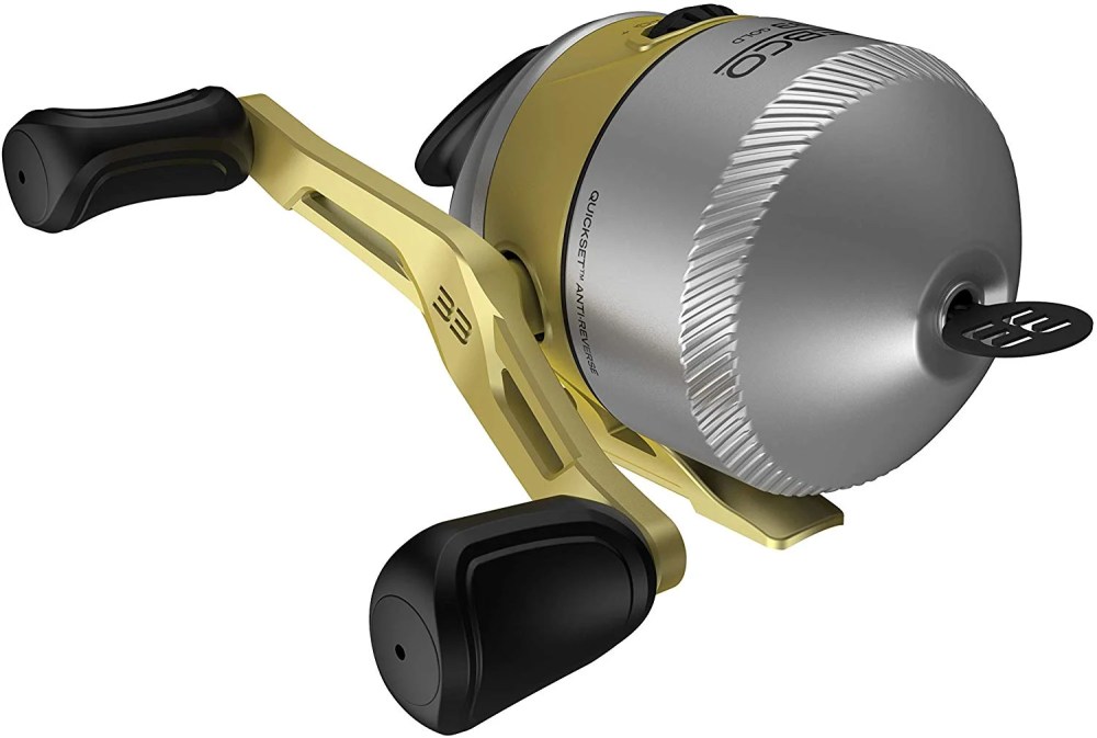 Zebco 33 Gold Spincast Reel and Fishing Rod Combo, 6-Foot Rod, Size 30 Reel, Silver/Gold - Image 4