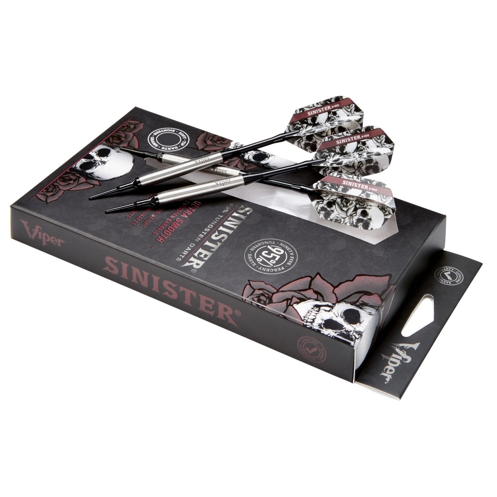 Viper Sinster 95 Tungsten Soft Tip Dart Set, Smooth, 16 Grams - Image 7