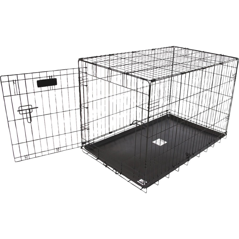 Doskocil Aspen Pet Single Door Wire Dog Kennel, Medium, 36"L