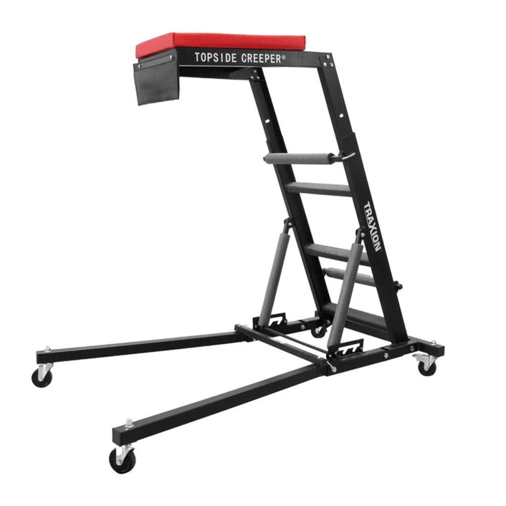Traxion 3-100 Adjustable Topside Creeper With Padded Deck And Locking Casters
