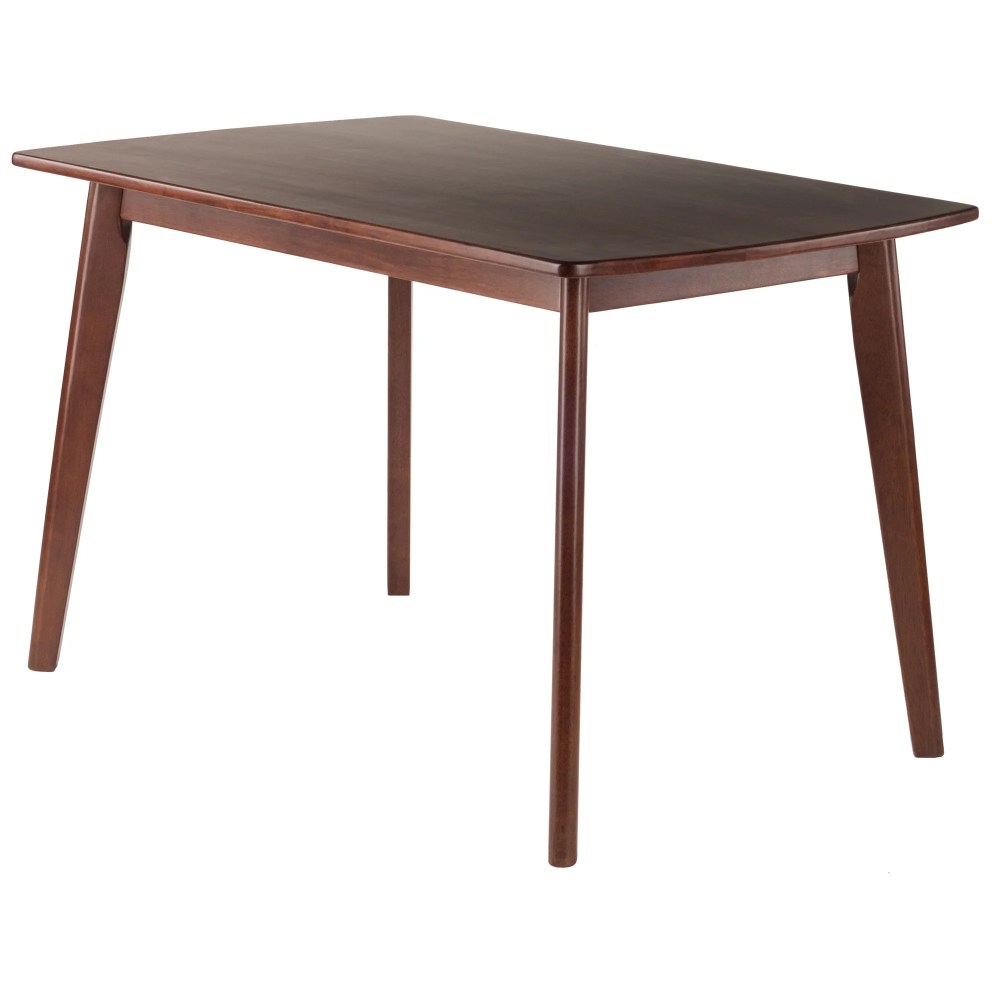 Winsome Shaye Oblong Dining Table,Walnut Finish