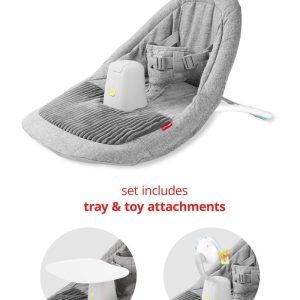 Skip Hop Ergonomic Activity Upright Floor Seat for Babies with Tray & Toy