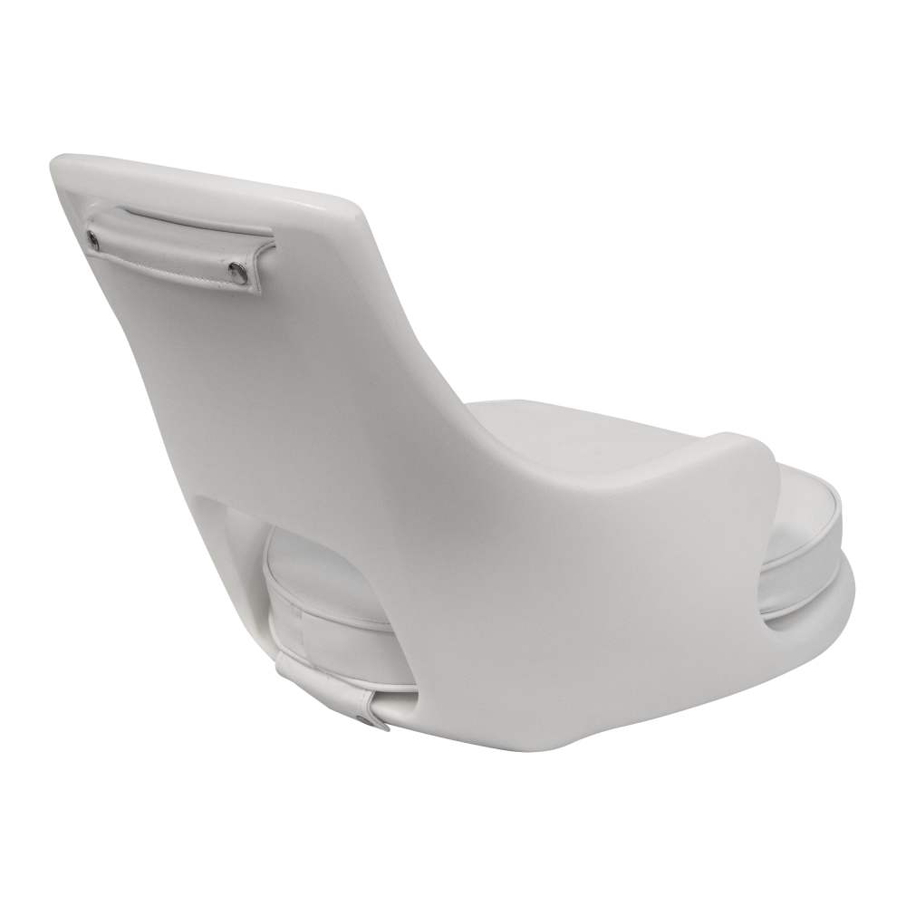 Wise 8WD015-3-710 Standard Compact Pilot Chair with Cushions and Mounting Plate, White - Image 9