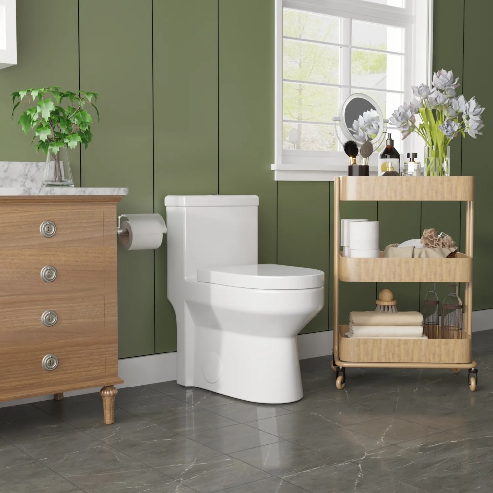 DeerValley Liberty DV-1F52812 Dual-Flush Elongated One-Piece Toilet (Seat Included) - Image 16