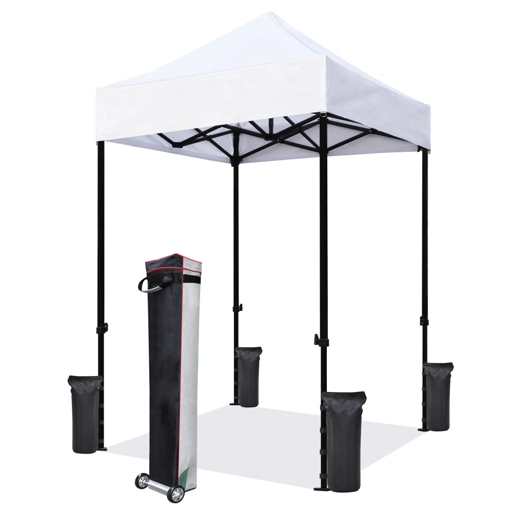 Eurmax 55 Pop up Canopy Outdoor Heavy Duty Tent, White