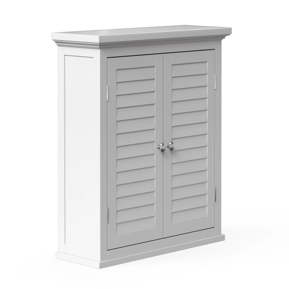 Teamson Home Glancy 20" x 24.02" Removable Wall Cabinet, White - Image 2
