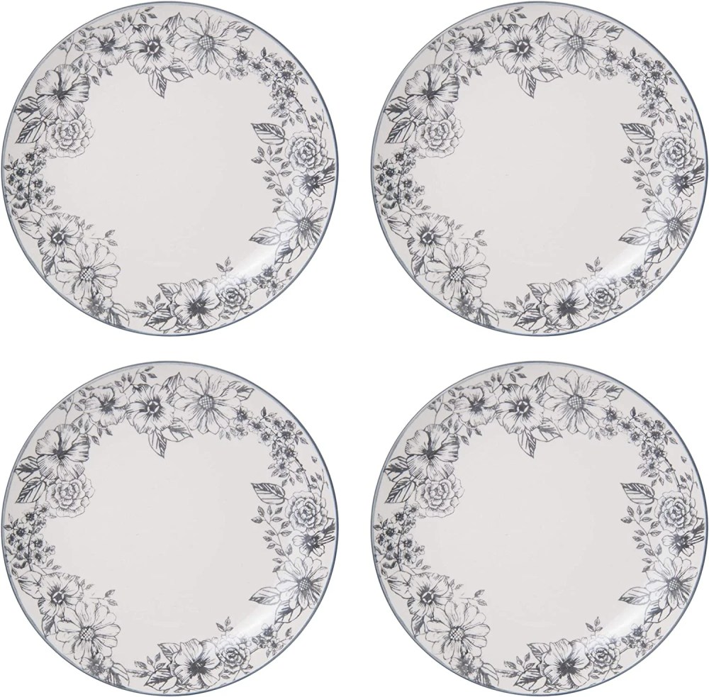 Pfaltzgraff Gabriela Gray 16-Piece Stoneware Dinnerware Set, Service for 4 - ,Gabriela Grey - Image 6