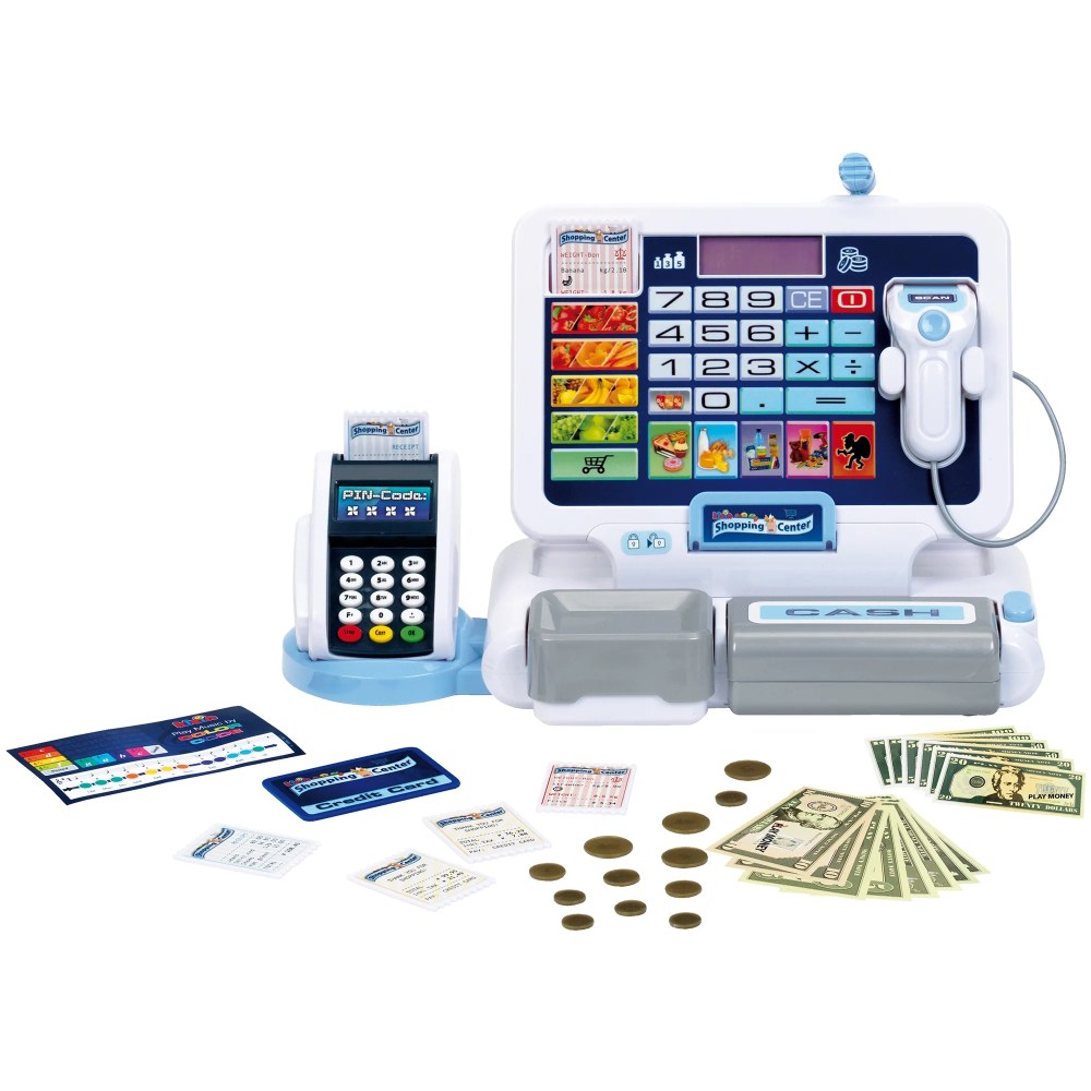 Klein: Shopping Center: Tablet & Cash Register Station, Kids Pretend Play, Ages 3