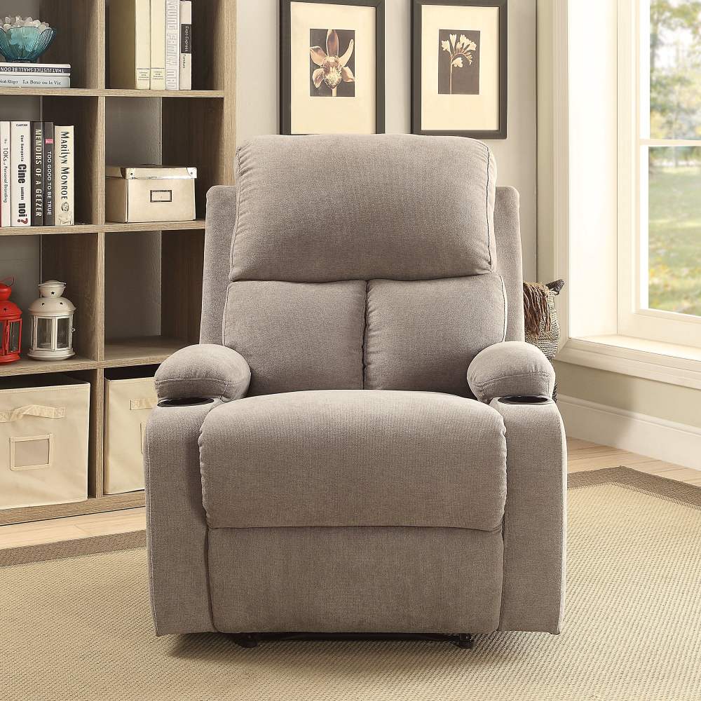 ACME Rosia Upholstery Motion Recliner in Gray - Image 6