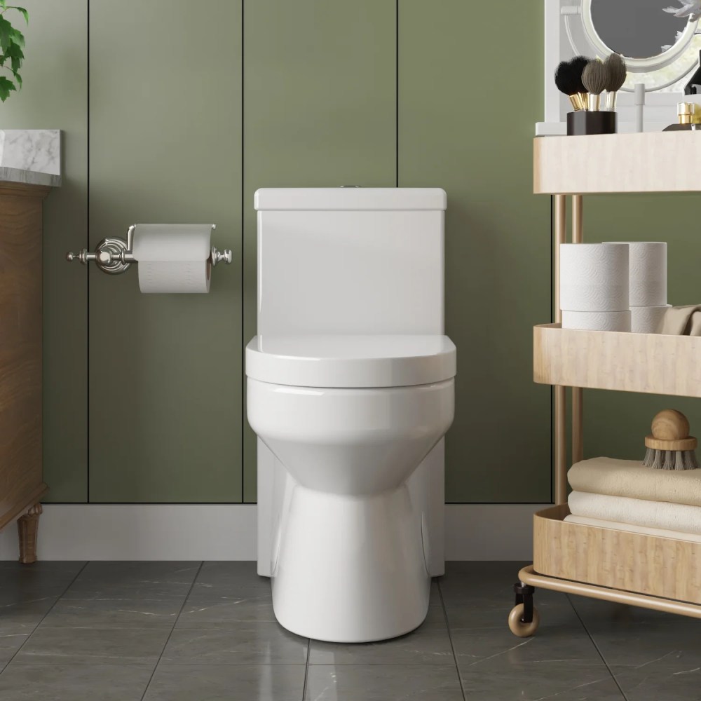 DeerValley Liberty DV-1F52812 Dual-Flush Elongated One-Piece Toilet (Seat Included) - Image 6