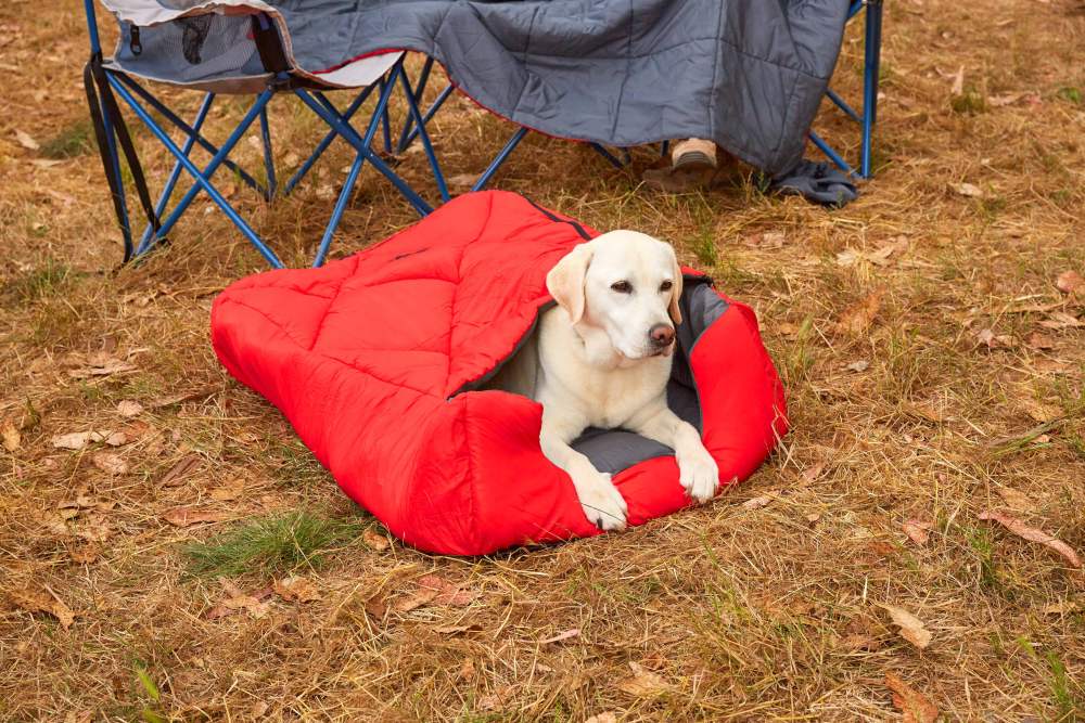 OmniCore Designs Pet Sleeping Bag (SM/Blue) with Zippered Cover for Travel, Camping, Backpacking, Hiking Good for Small and Large Pets Use as Pet Beds, Pet Mats or Pet Blanket - Image 5