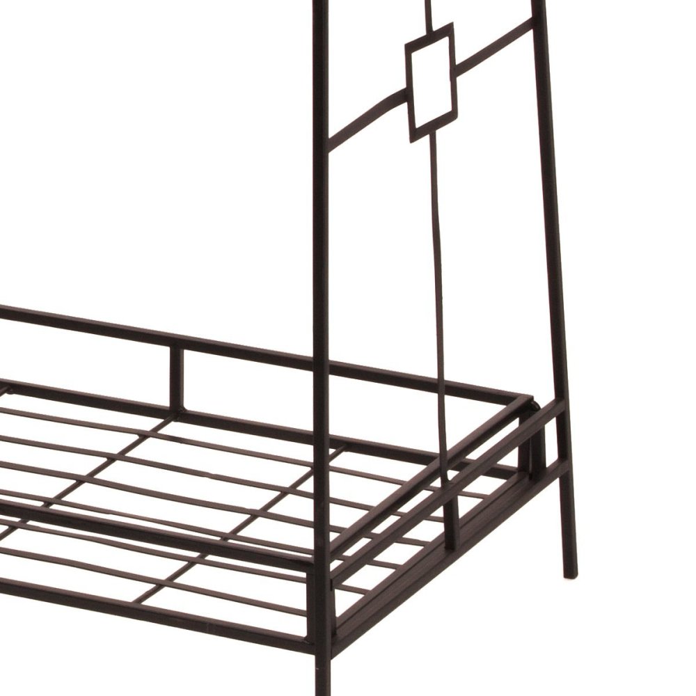 Panacea Products Forged 3-Tier Plant Stand, Black - Image 4