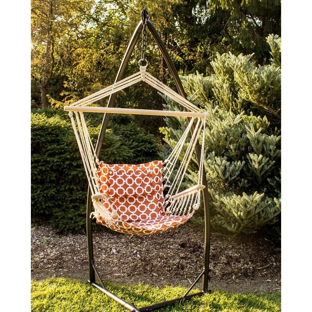 Hanging Chair Stand (Stand Only), Hammock Chair Stand for Indoor Outdoor, Heavy Duty 350 Lb Weight Capacity - Image 5