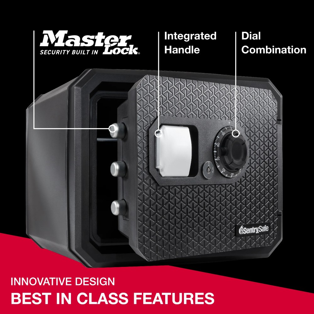 Sentry Safe Home Safe, Fire-Resistant, Water-Resistant with Combination Lock and Override Key - Image 7